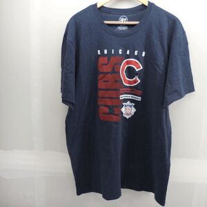 NWT Chicago Clubs 47' Brand Charcoal Gray Chicago Cubs T Shirt Mens 2XL NEW! MLB